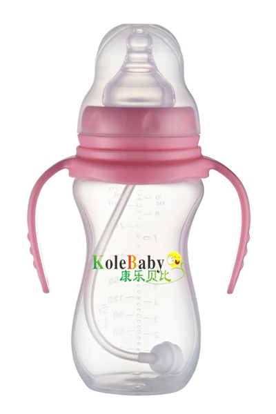 康乐贝比PP宽口葫芦自动奶瓶270ML