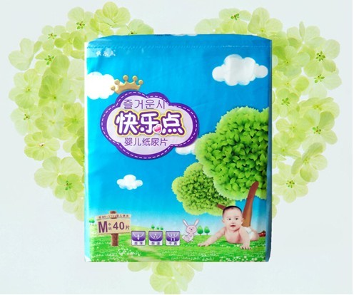 快乐点超薄纸尿片中码40片