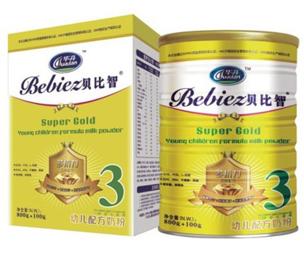 贝比智超金装幼儿配方奶粉3段