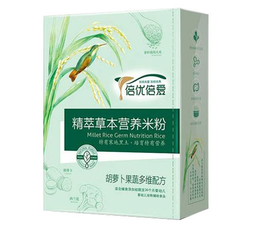 倍优倍爱胡萝卜果蔬多维精萃草本米粉盒装