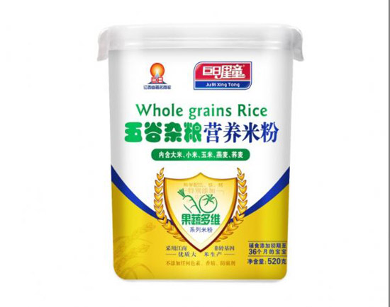 巨日星童果蔬多维型五谷杂粮粉营养米粉