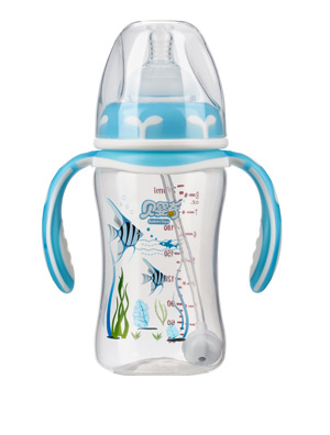 ��Ӥ��240ml˫ɫ���ڻ���pp��ƿ