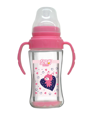 ��Ӥ��240ml����˫�㲣����ƿ