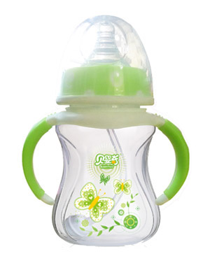 ��Ӥ��180ml��������˫ɫ��ƿǳ��