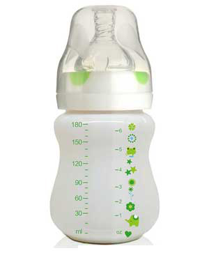 ��Ӥ��180ml�մ���ƿ��ɫ�̶�