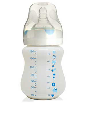 ��Ӥ��180ml�մ���ƿ��ɫ�̶�