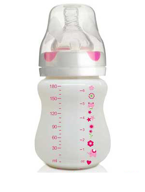 ��Ӥ��180ml�մ���ƿ�ۺ�̶�