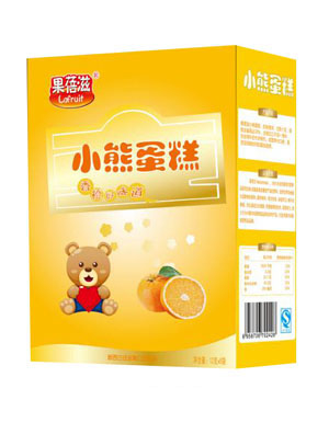 果蓓滋小熊蛋糕香橙味
