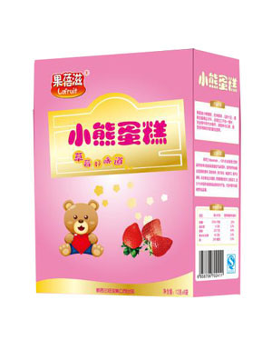 果蓓滋小熊蛋糕草莓味