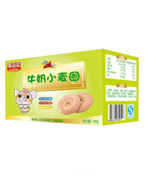 果蓓滋牛奶小麦圈