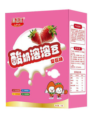 果蓓滋酸奶溶溶豆草莓味