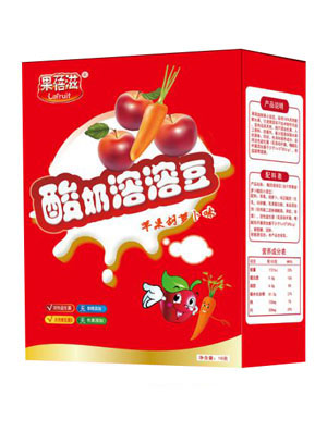 果蓓滋酸奶溶溶豆苹果胡萝卜味