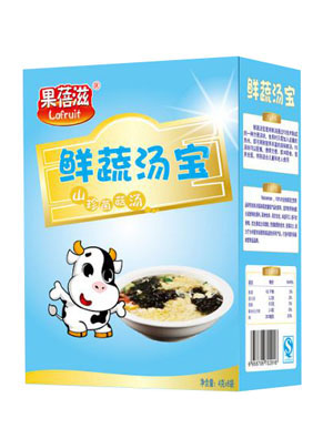 果蓓滋三珍菌菇鲜蔬汤宝