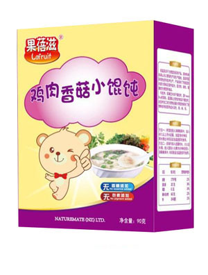 果蓓滋鸡肉香菇小馄饨
