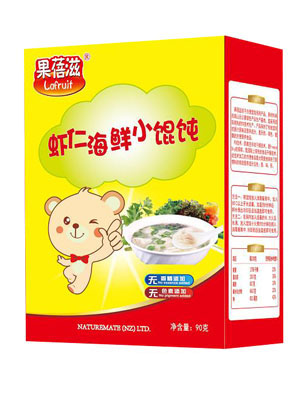 果蓓滋虾仁海鲜小馄饨
