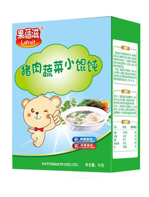 果蓓滋猪肉蔬菜小馄饨