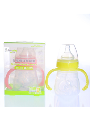 ���ı���150ml����˫���Զ��轺��ƿ