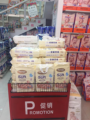 雅佳贝儿展柜展示