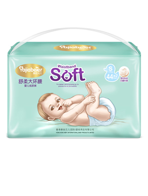 雅佳贝儿舒柔大环腰纸尿裤酷月色S